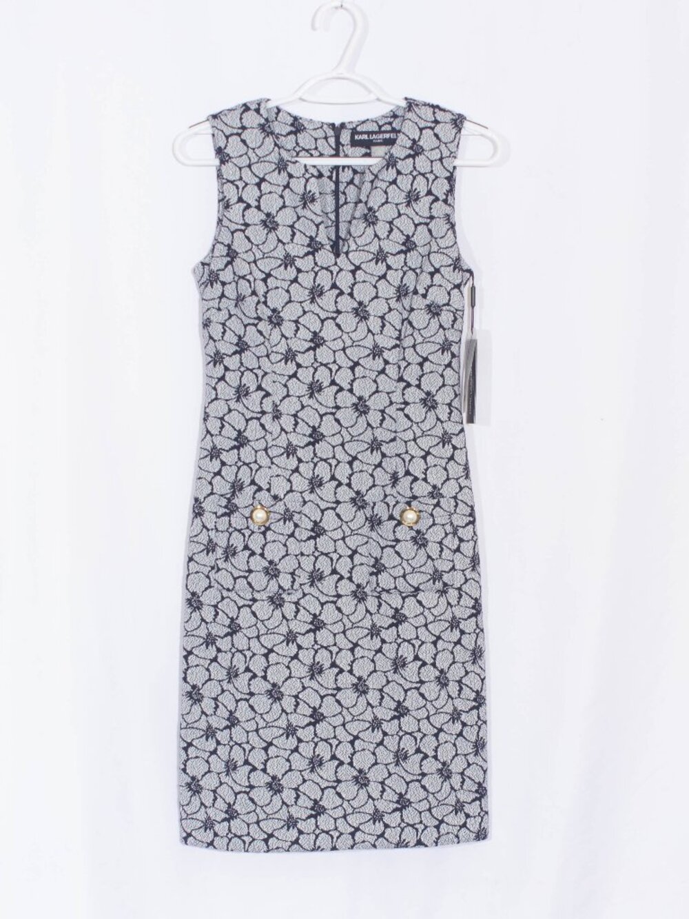 KARL LAGERFELD Brocade Sheath Dress Size 0